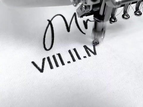 Custom Embroidered Roman Numeral Couple's Sweatshirt for Valentine's Day | Couple Anniversary Gift