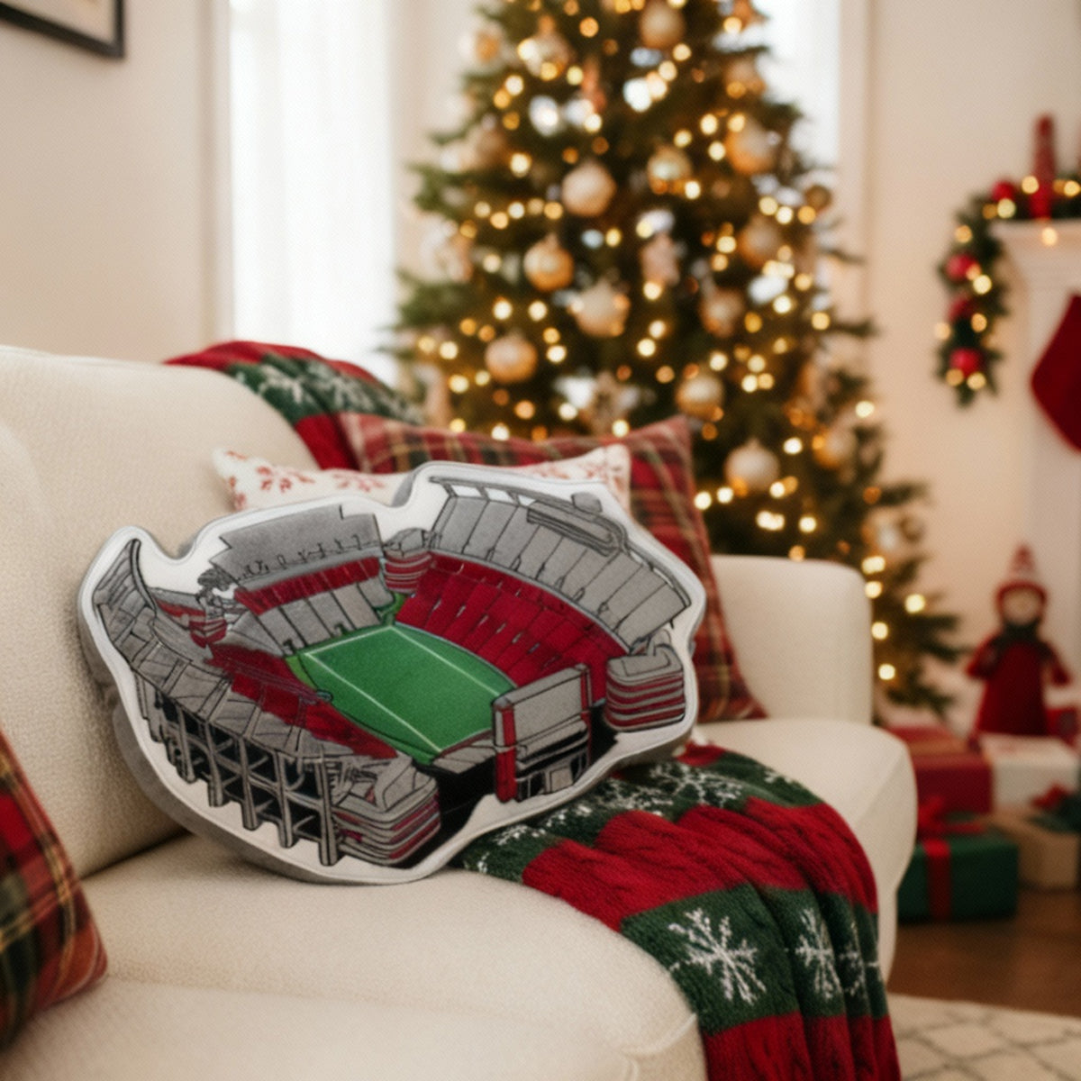Williams-Brice Stadium Plush Pillow | Game Day, Christmas for Sports Fans