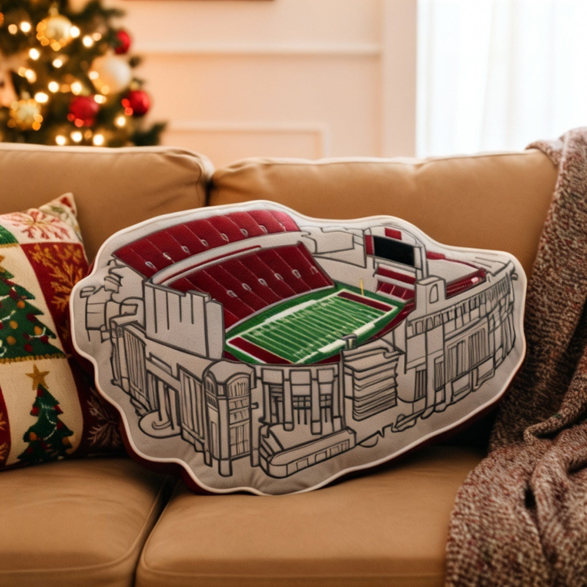 Davis-Wade Stadium Plush Pillow | Game Day, Christmas for Sports Fans