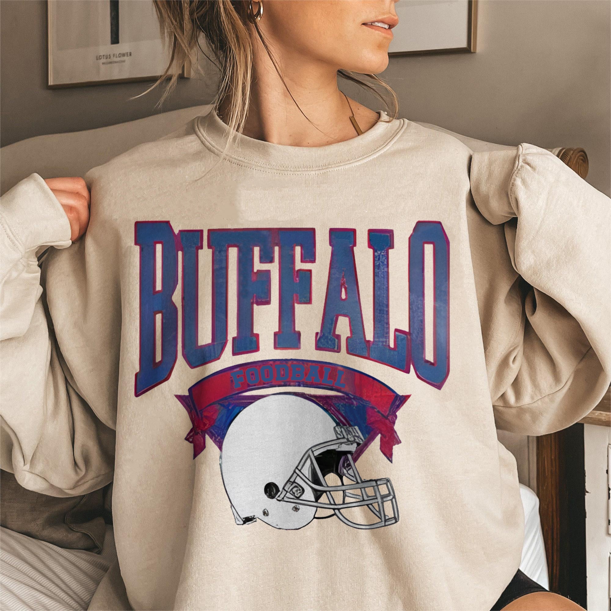 Custom Vintage Football T-Shirt/Sweatshirt/Hoodie Hometown Pullover