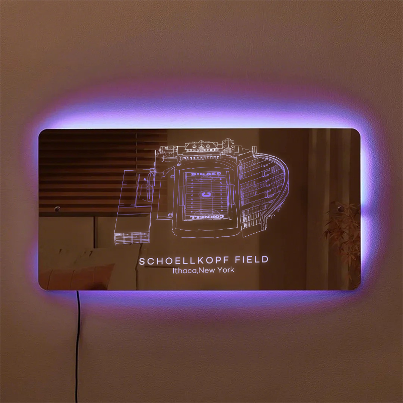 Schoellkopf Field Stadium Mirror Light-Gifts For Sports Lovers