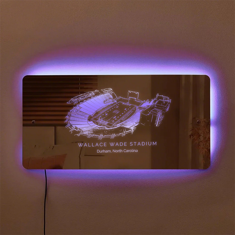 Wallace Wade Stadium Mirror Light-Gifts For Sports Lovers