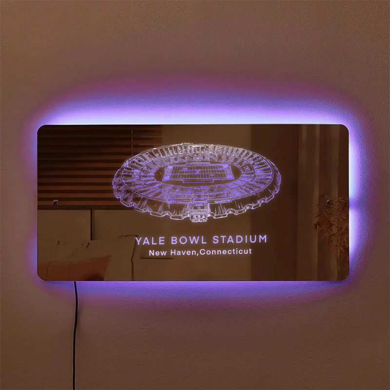 Yale Bowll Stadium Mirror Light-Gifts For Sports Lovers