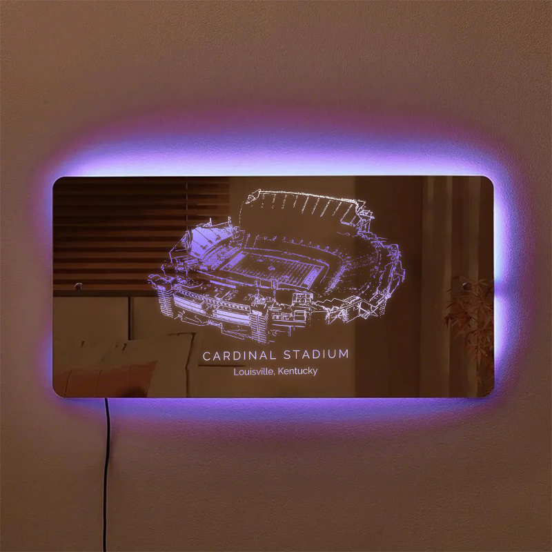 Cardinal Stadium Mirror Light-Gifts For Sports Lovers