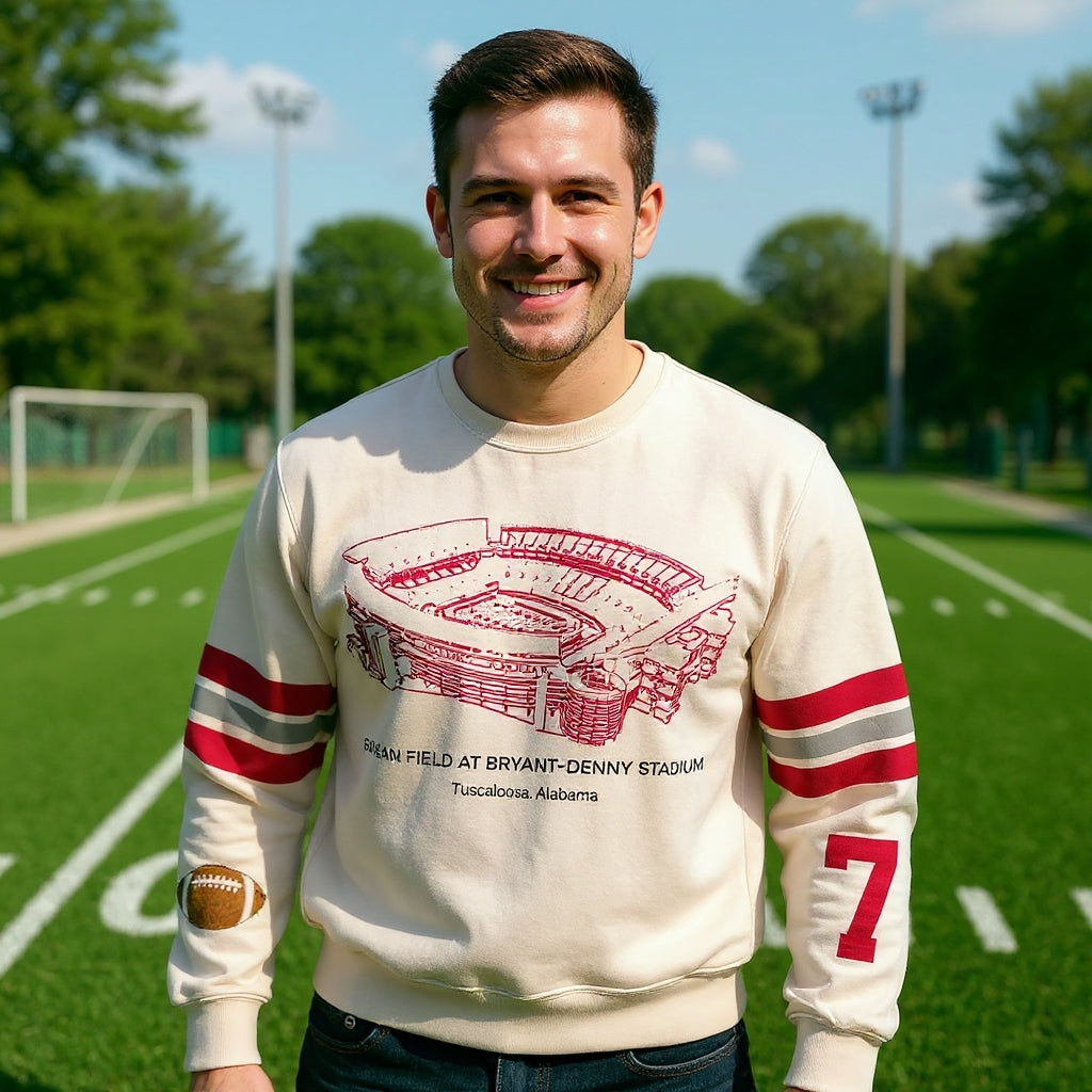 Custom Stadium Sweatshirt-Alabama Crimson Tide football-College Football Sweatshirt