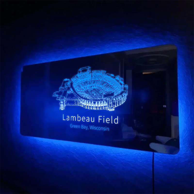 Lambeau Field Stadium Mirror Light-Gifts For Sports Lovers