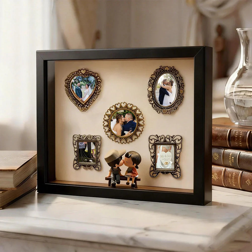 Personalized photo frame "Museum of Us" for couples - Adorable miniature museum Best Valentine's Day Gifts