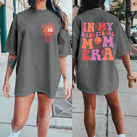 In My Basketball Mom Era T-shirt, Basketball Mama Shirt, Basketball Shirt, Sport Mom Gift | Gifts for Sports Mom