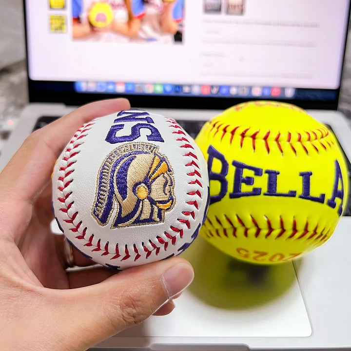 Custom Embroidered Softball Baseball | for Baseball Lovers