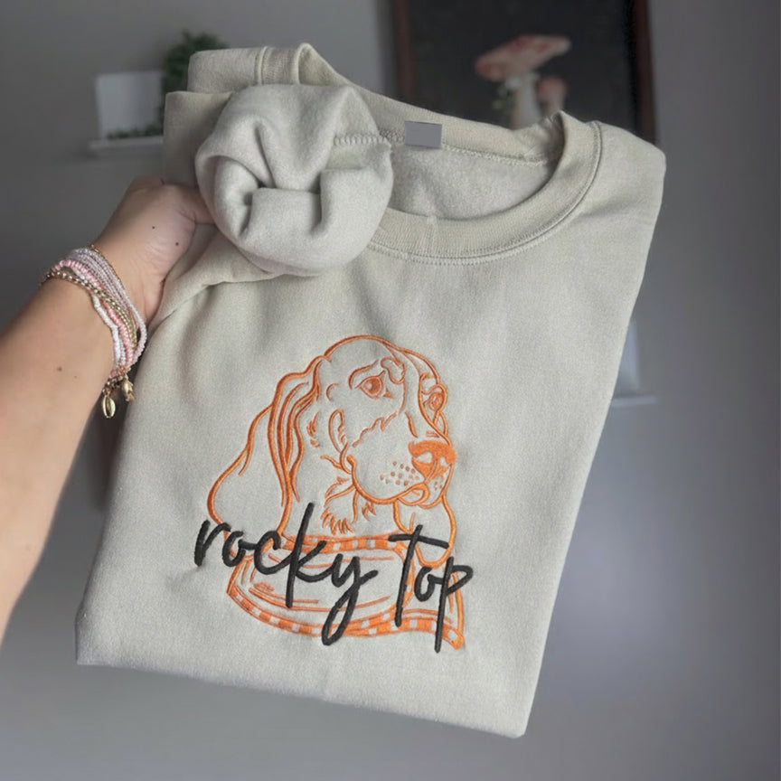 Custom Mascot Embroidered Sweatshirt & Tshirt