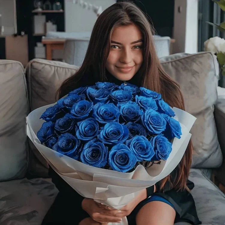 Glitter Rose Bouquet Gift for Girlfriend & Boyfriend | Couple Anniversary Gift | Black Friday Sale