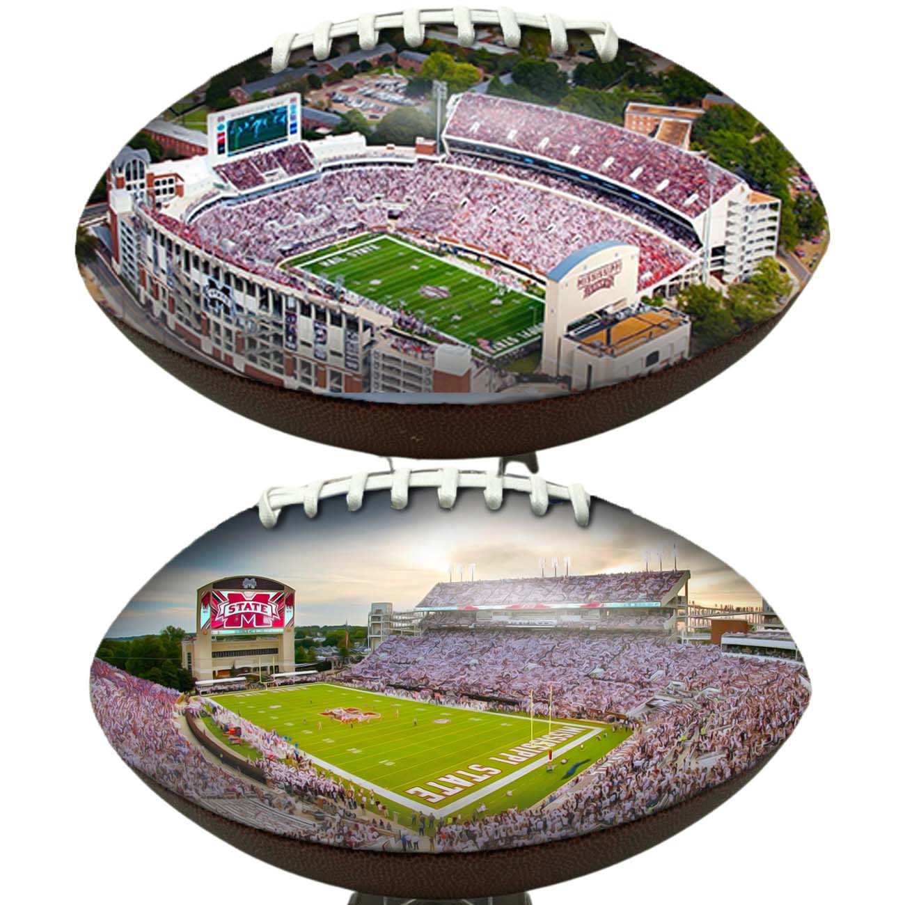 Davis Wade Stadium Football University Series | Custom Footballs for a College Football Fan