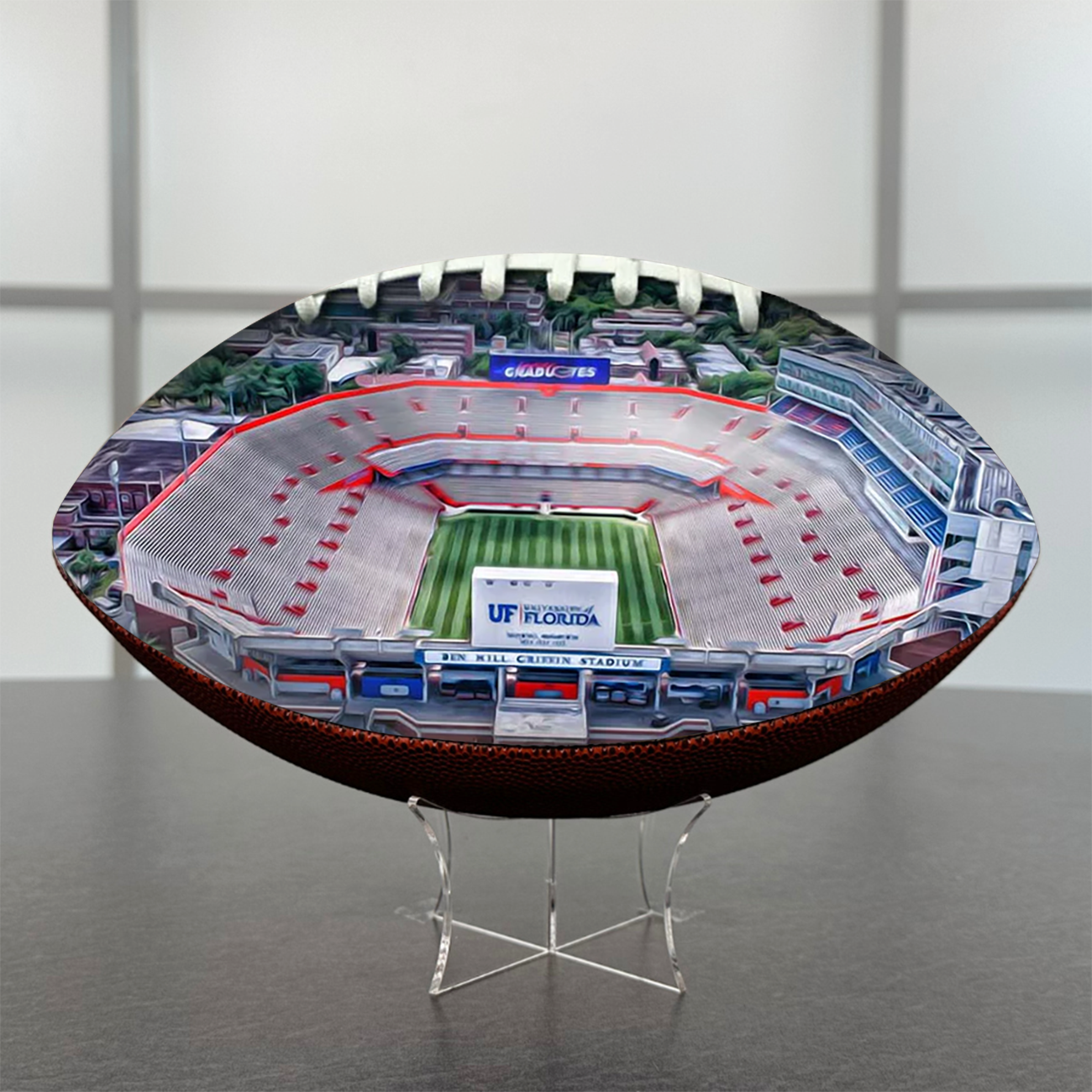 Ben Hill Griffin Stadium Football University Series(2022) | Custom Footballs for a College Football Fan
