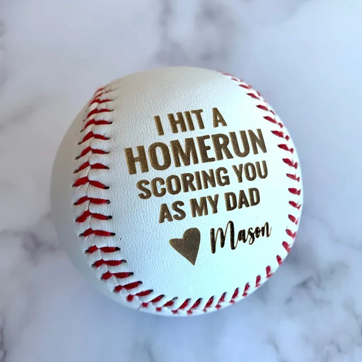 Personalized Baseball Softball for Father's Day
