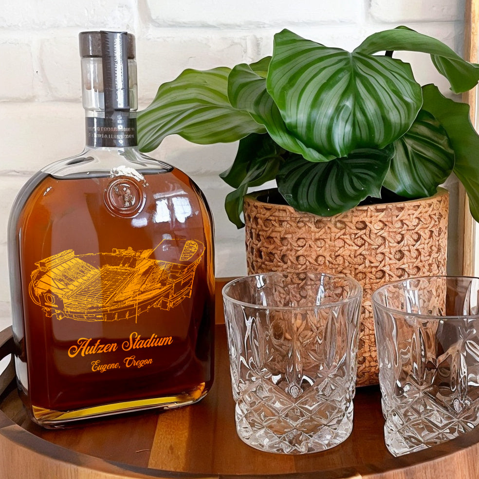 Custom Autzen Stadium Whiskey Bottles-Gifts For Sports Lovers