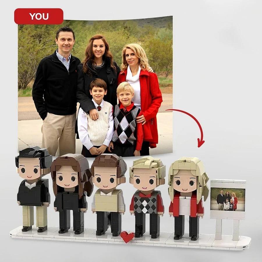 Custom Brick Set From Your Favorite Photo | Personalized Minifigure | Christmas Gift