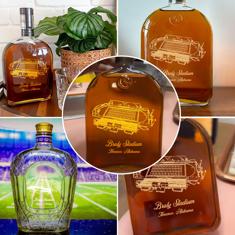Custom Braly Stadium Whiskey Bottles-Gifts For Sports Lovers
