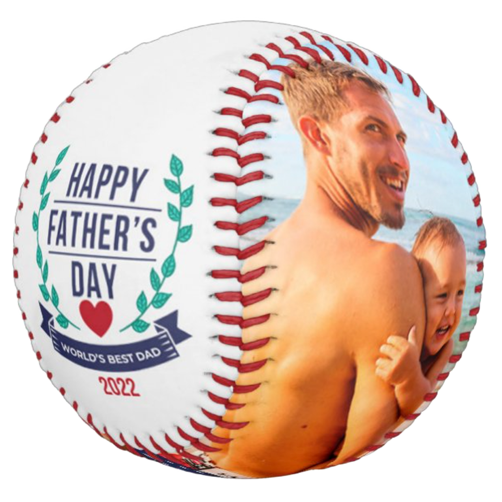 Personalized Photo Baseball for Father's Day