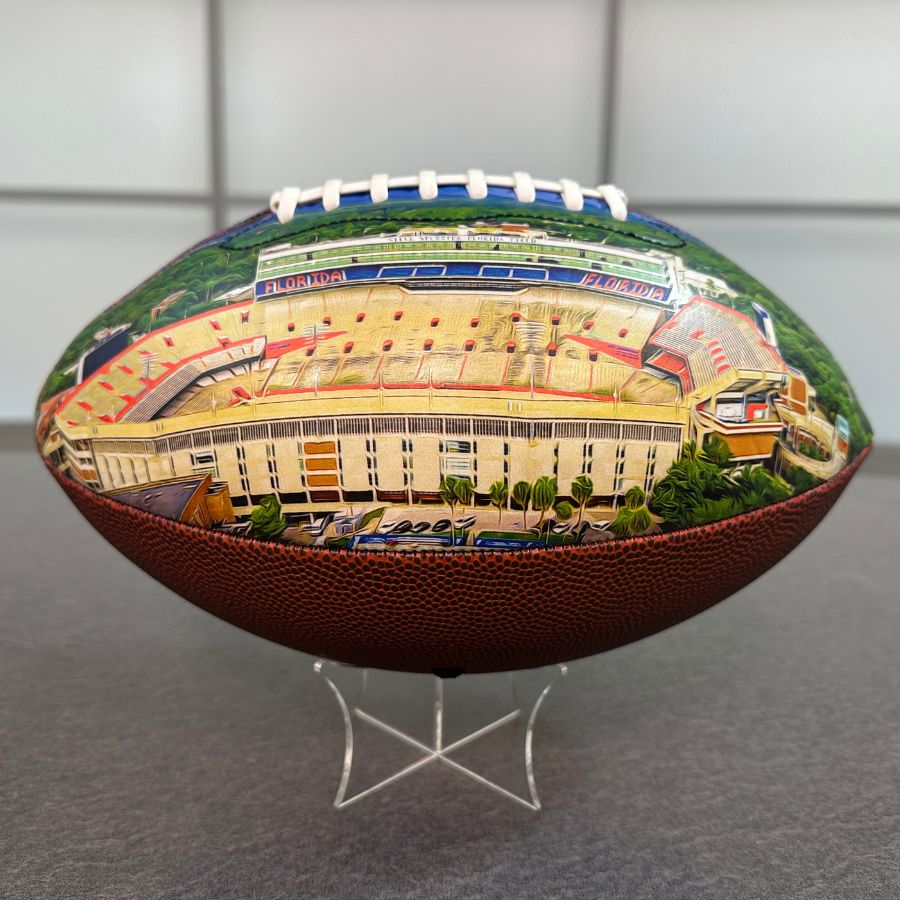 Ben Hill Griffin Stadium Football University Series(2024) | Custom Footballs for a College Football Fan