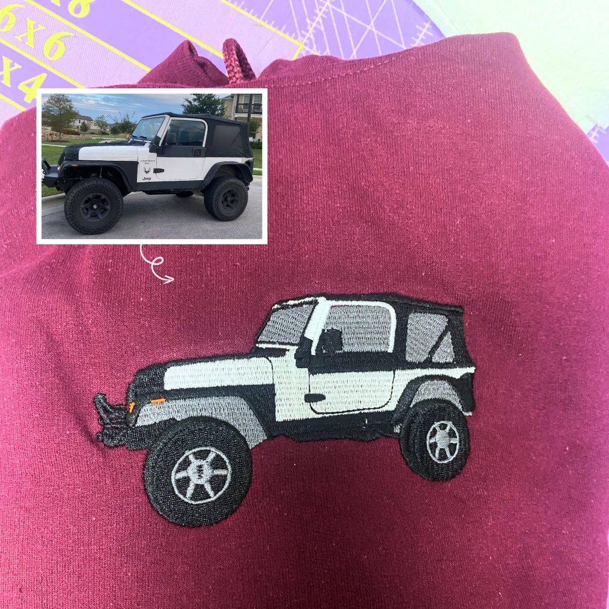 Custom Car Truck Sweatshirt, Hoodie Embroidered Best Gifts for Car Lovers
