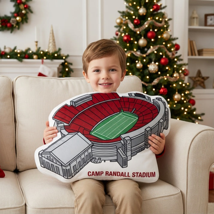 Camp Randall Stadium Plush Pillow | Game Day, Christmas for Sports Fans