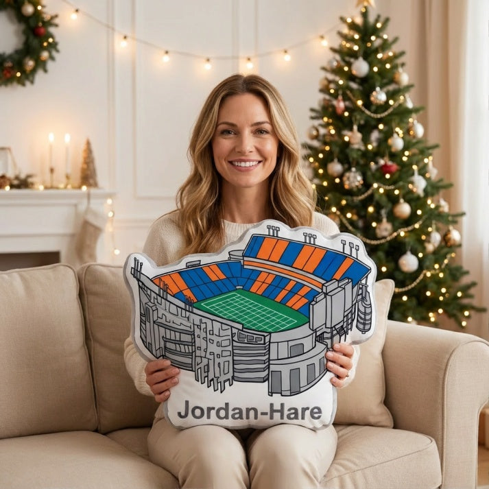 Jordan-Hare Stadium Plush Pillow | Game Day, Christmas for Sports Fans