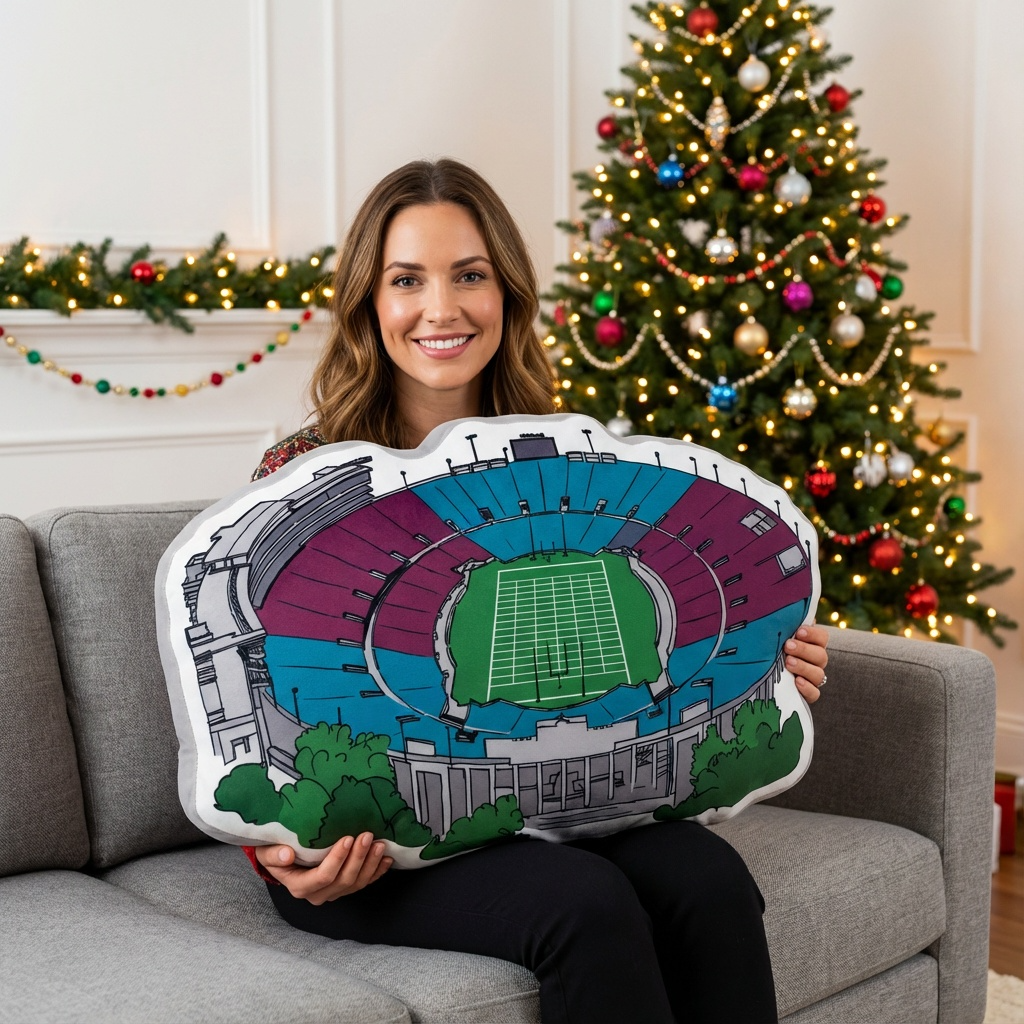 Rose Bowl (stadium) Plush Pillow | Game Day, Christmas for Sports Fans