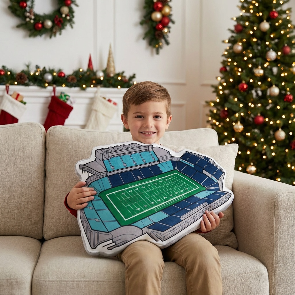 Alumni Stadium Plush Pillow | Game Day, Christmas for Sports Fans