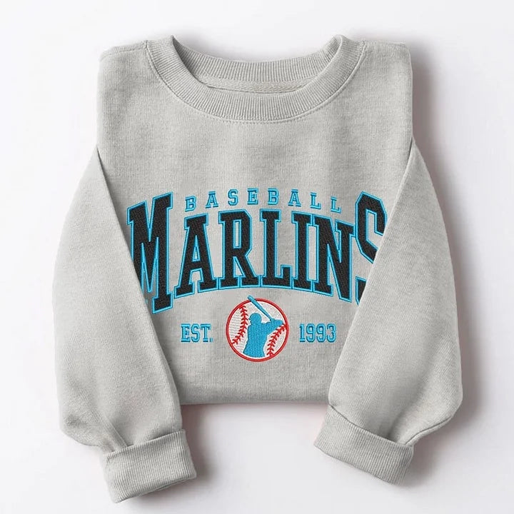 Custom Vintage Baseball Team Embroidery Design Retro Sports Team | Gifts for Sports Mom