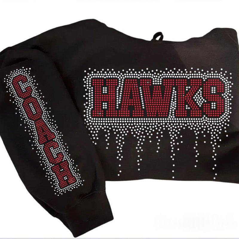 Custom Cheer Coach Sweatshirt Spangle Cheer Competition Sweatshirt