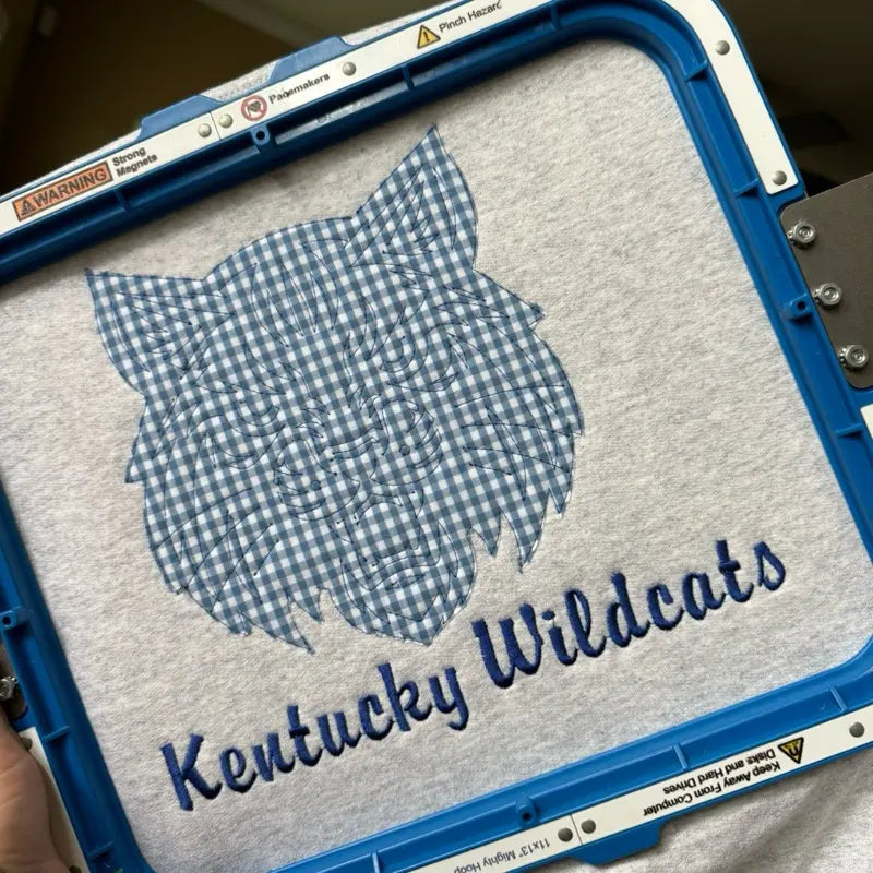 Custom Kentucky Gameday Women’s Team Spirit Sweatshirt – Applique Embroidered Side Bow Pullover