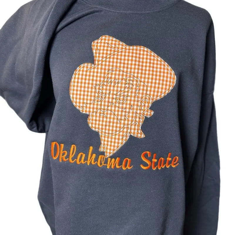 Custom Stillwater Pride Women’s Team Spirit Sweatshirt – Applique Embroidered Side Bow Pullover