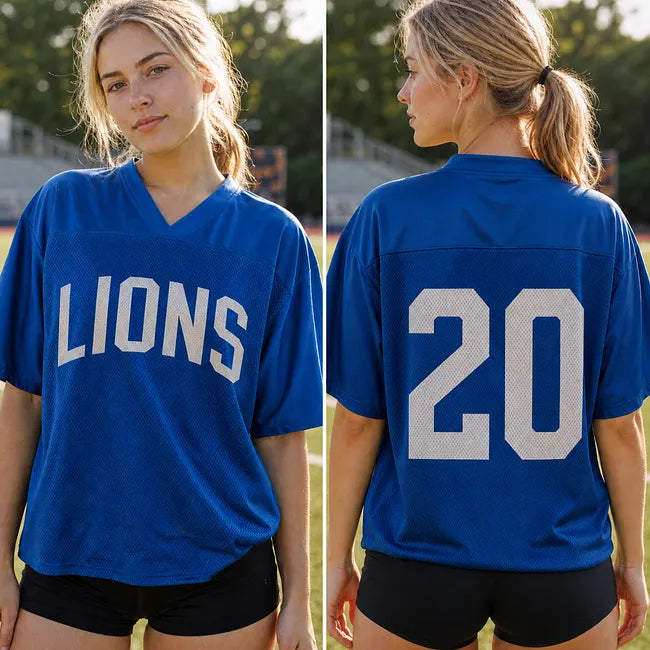 Custom Football Replica Jersey Personalized Team Name & Number Game Day Fanwear Popular Now