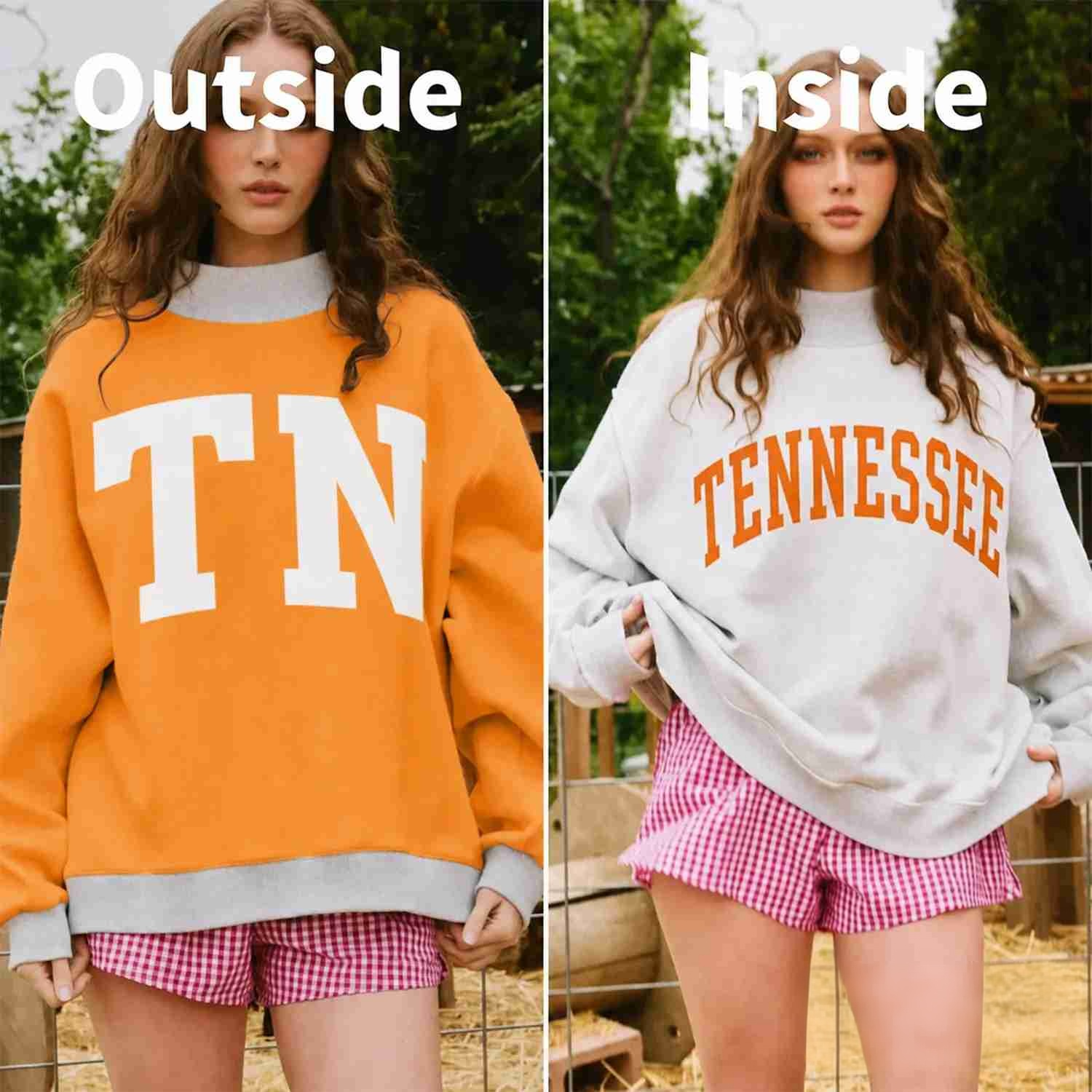 Custom College Team Game Day Reversible Mockneck