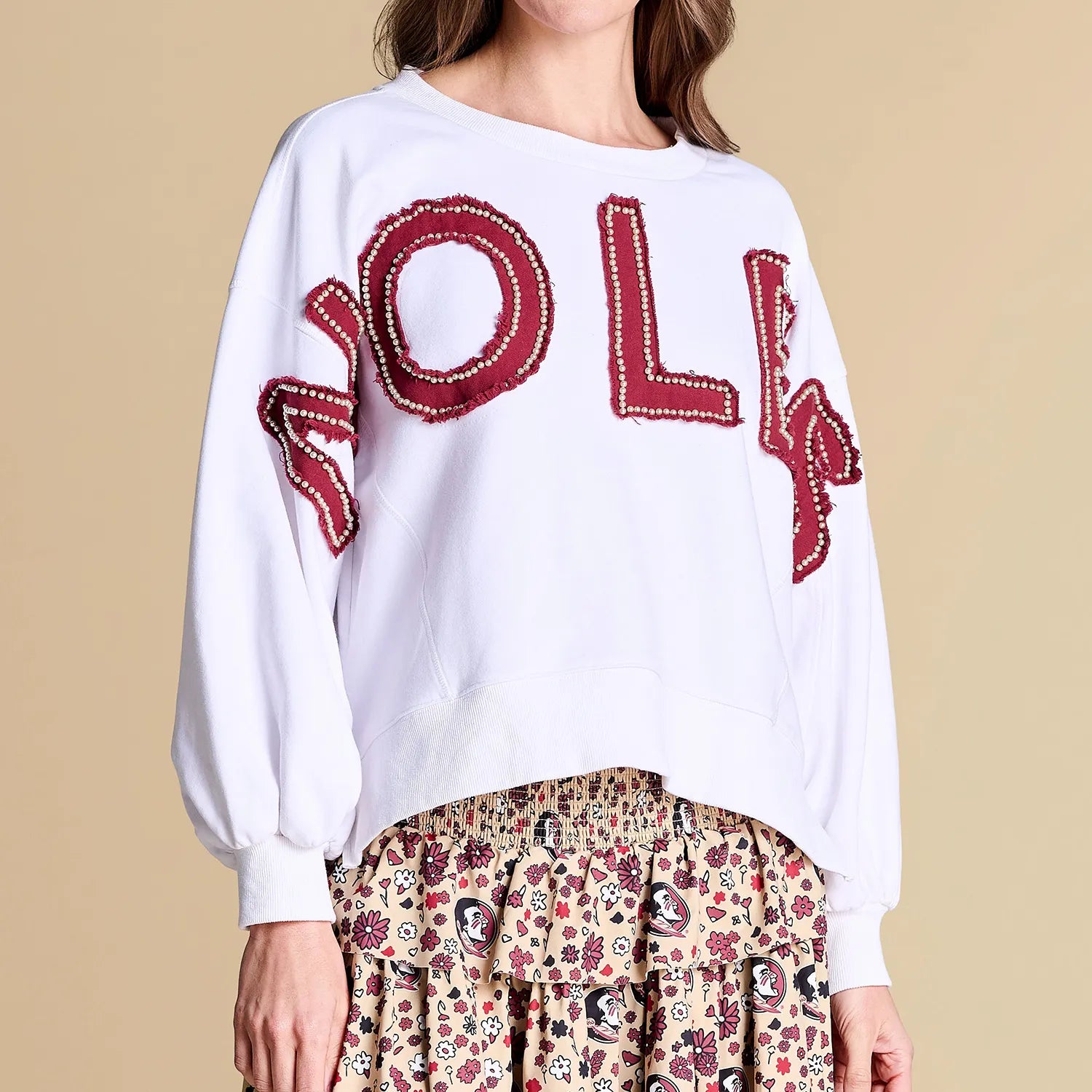 Custom All-Star Distressed Pullover | Florida State NOLES - Game Day Sweatshirt