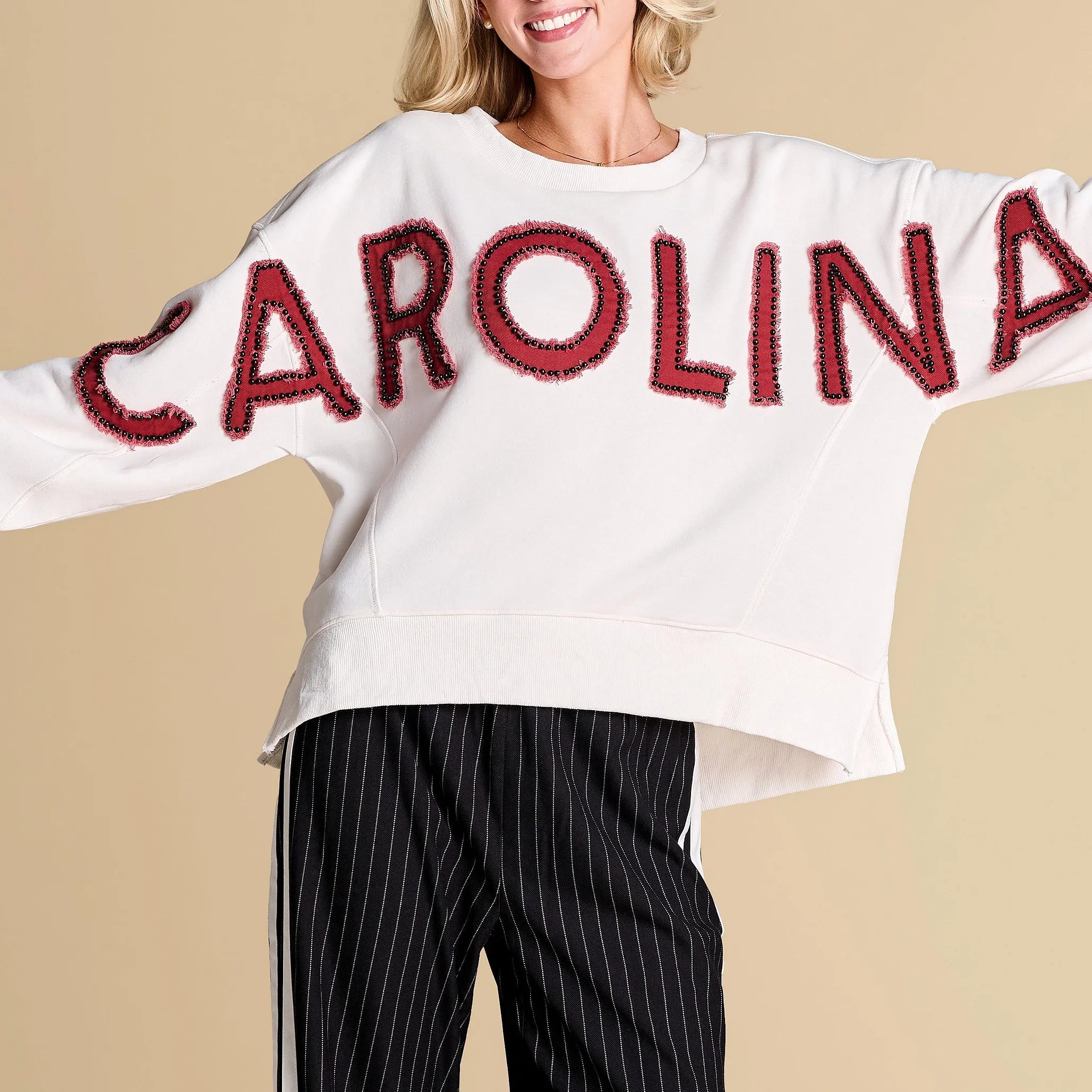 Custom All-Star Distressed Pullover | South Carolina Gamecocks - Game Day Sweatshirt