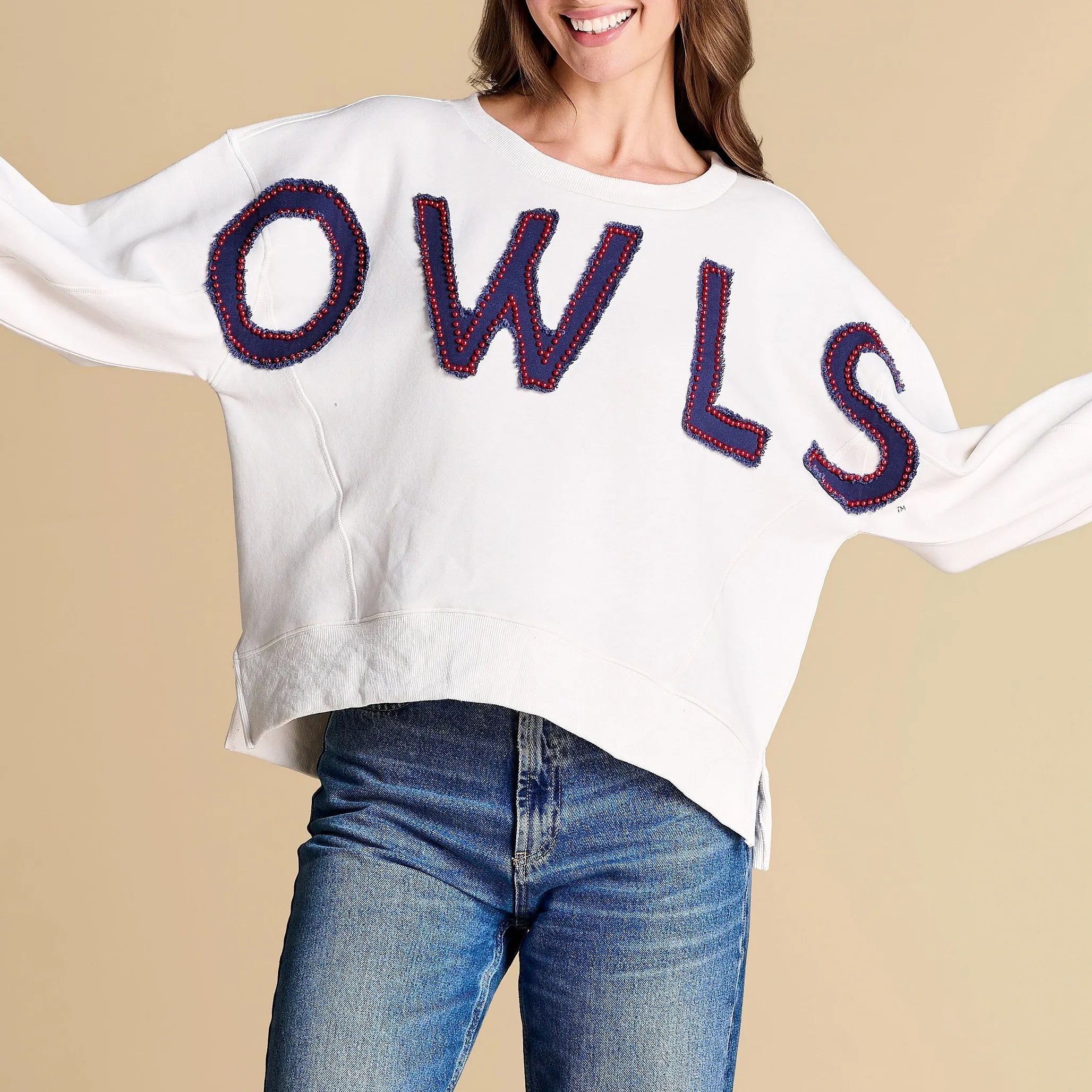 Custom All-Star Distressed Pullover | Florida Atlantic Owls - Game Day Sweatshirt