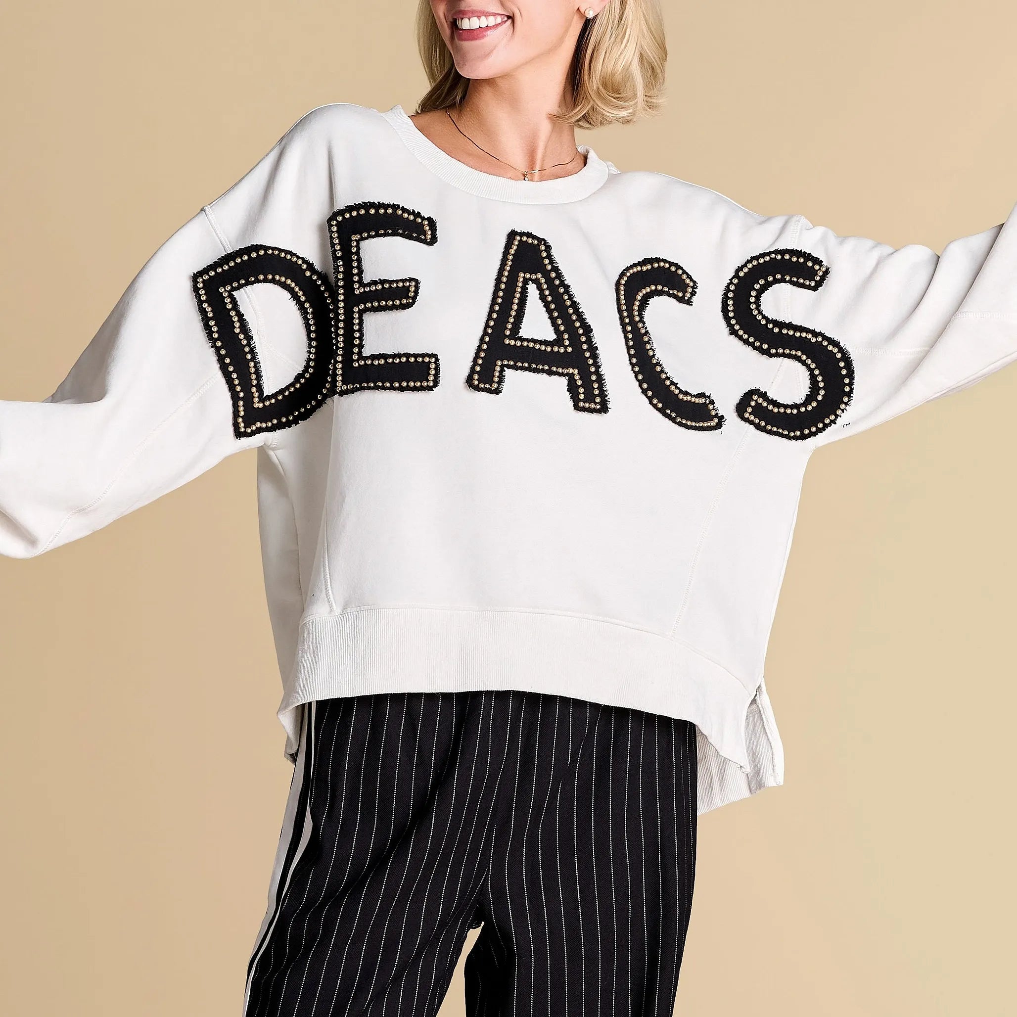 Custom All-Star Distressed Pullover | Wake Forest Deacs - Game Day Sweatshirt