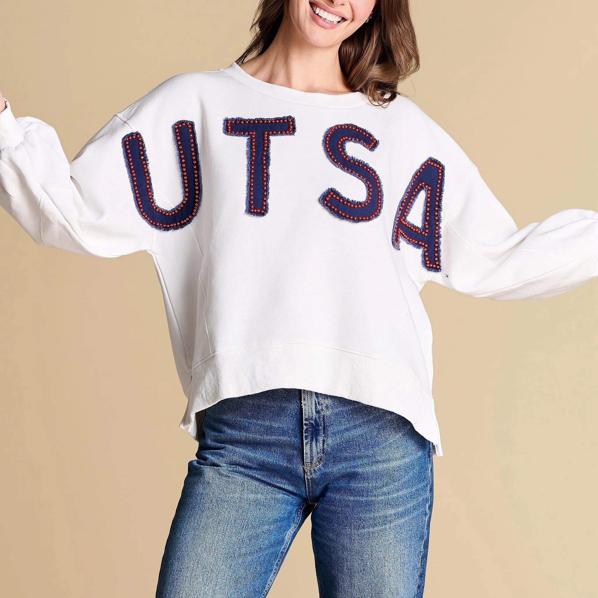 Custom All-Star Distressed Pullover | UTSA Roadrunners - Game Day Sweatshirt