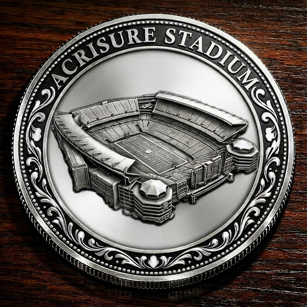 Custom Stadium Commemorative Coin Acrisure Stadium - Pittsburgh Steelers football Commemorative Coin