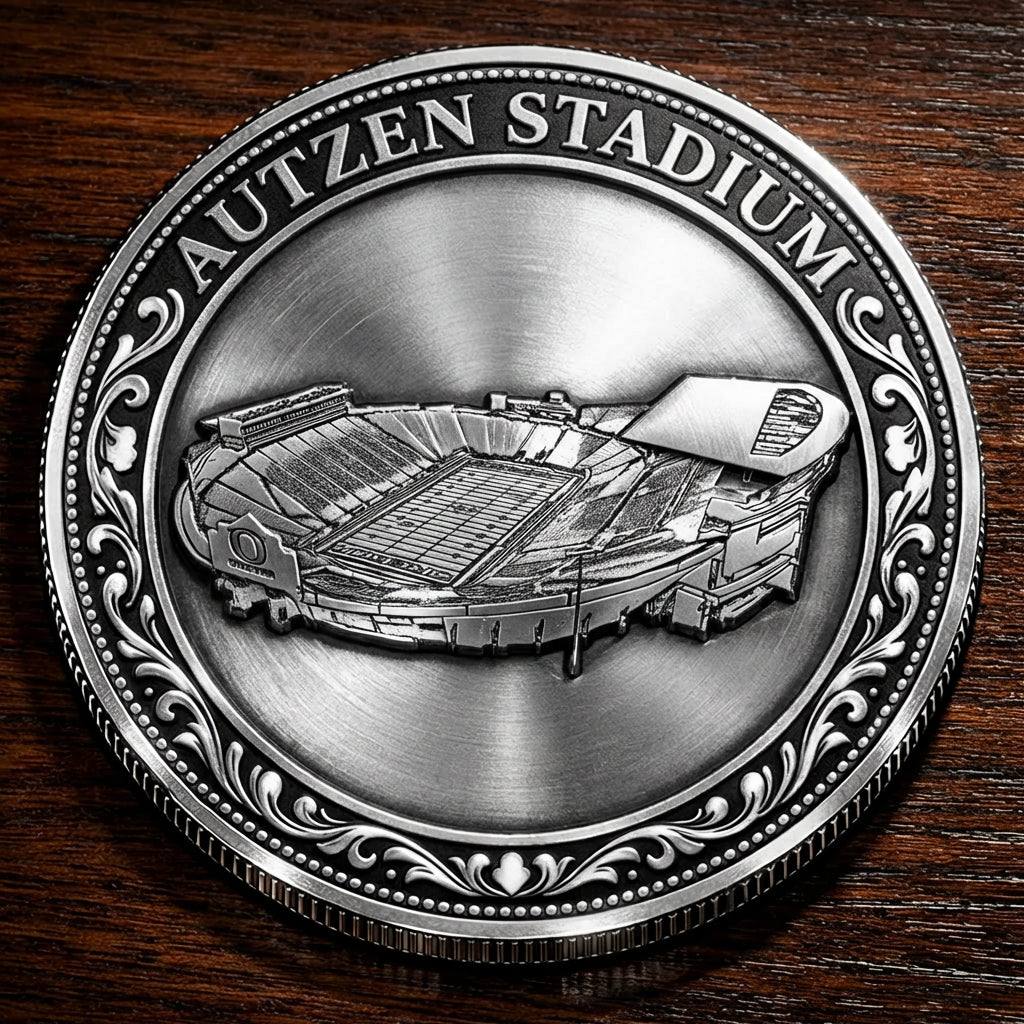 Custom Stadium Commemorative Coin Autzen Stadium - Oregon Ducks football, College Football Commemorative Coin