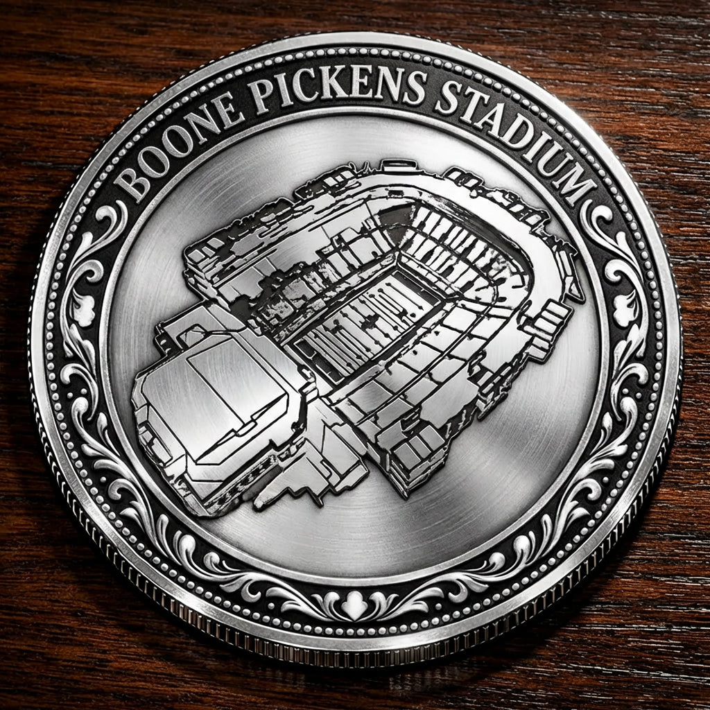 Custom Stadium Commemorative Coin Boone Pickens Stadium - Oklahoma State Cowboys football, College Football Commemorative Coin