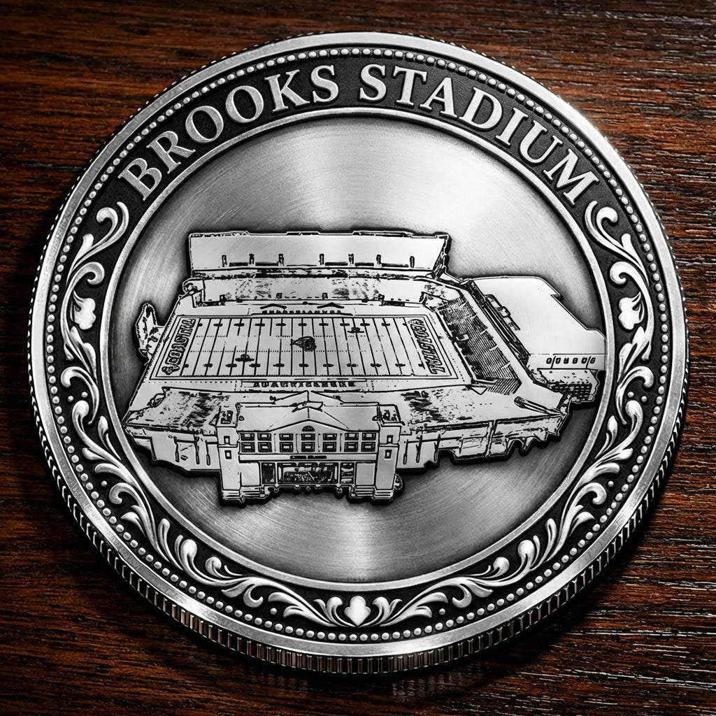 Custom Stadium Commemorative Coin Brooks Stadium - Coastal Carolina Chanticleers football, College Football Commemorative Coin