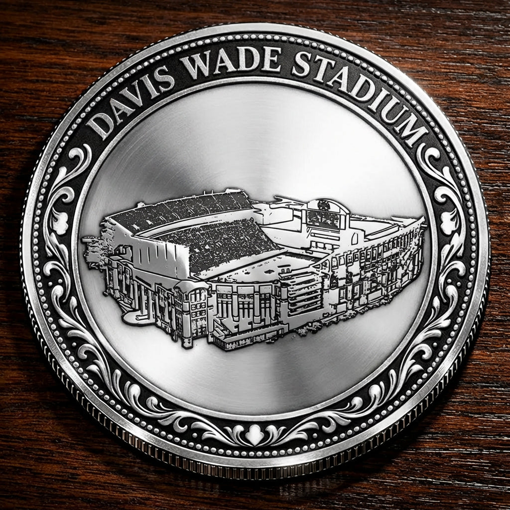 Custom Stadium Commemorative Coin Davis Wade Stadium - Mississippi State Bulldogs football, College Football Commemorative Coin