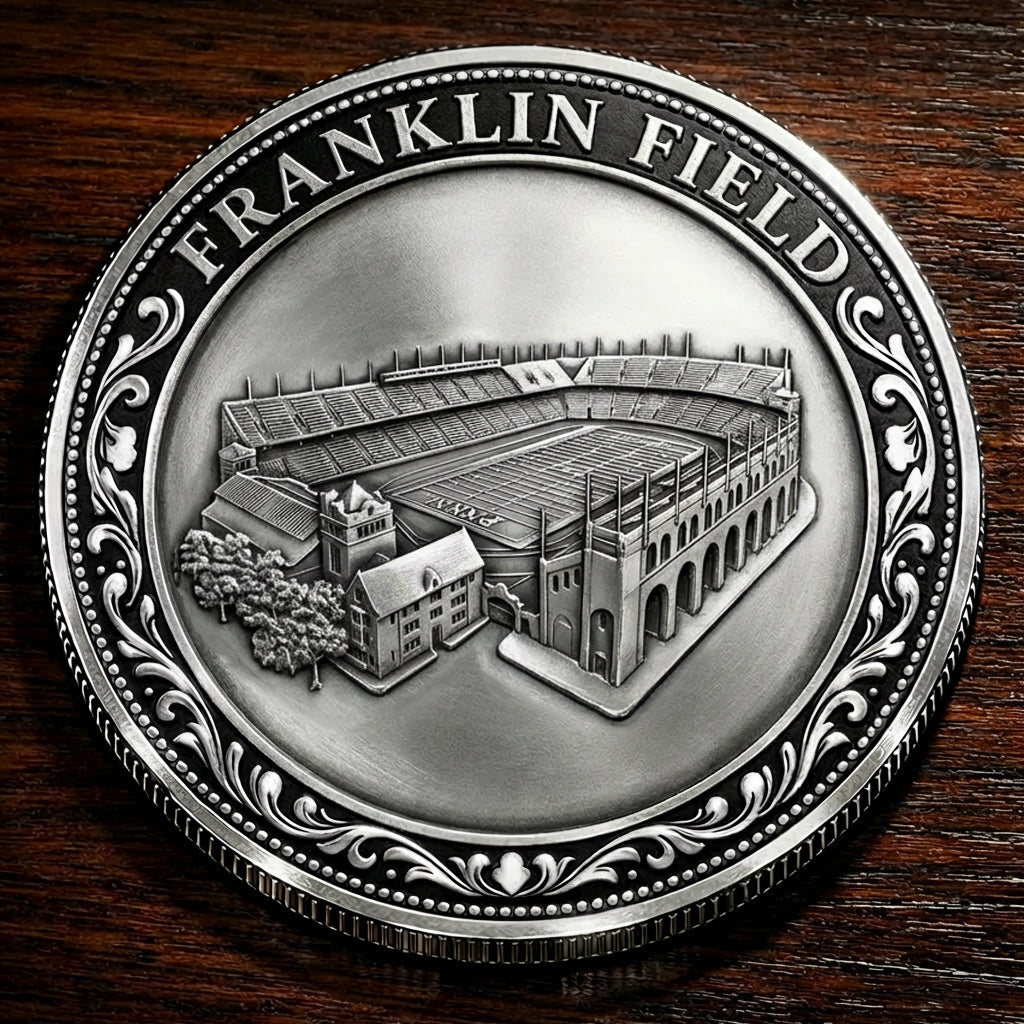 Custom Stadium Commemorative Coin Franklin Field - Penn Quakers football, College Football Commemorative Coin