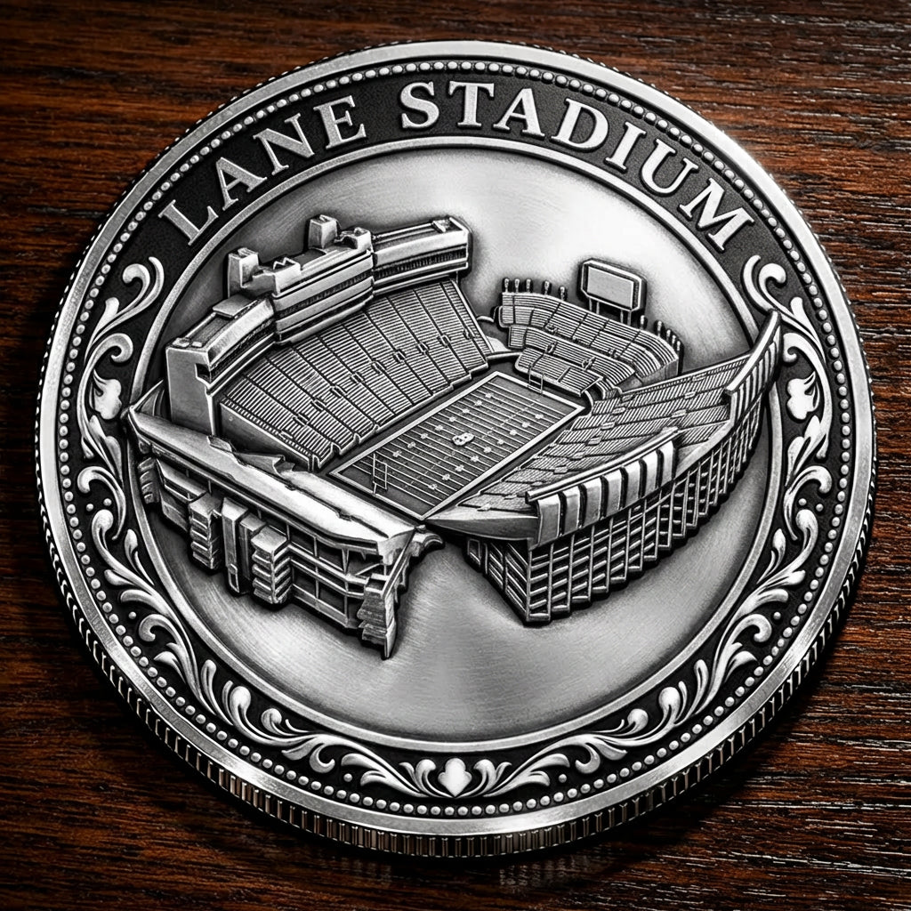 Custom Stadium Commemorative Coin Lane Stadium - Virginia Tech Hokies football, College Football Commemorative Coin