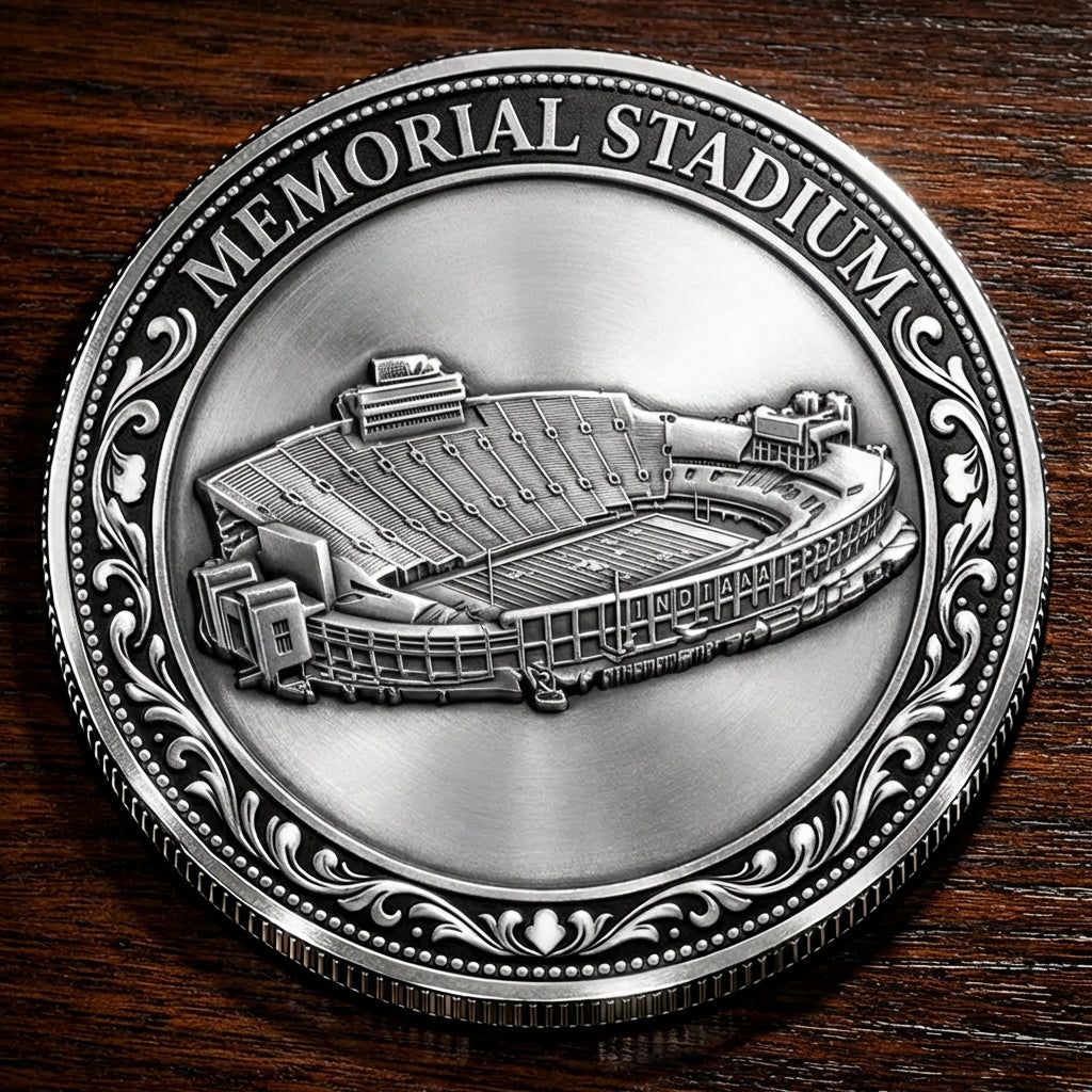 Custom Stadium Commemorative Coin Memorial Stadium - Indiana Hoosiers football, College Football Commemorative Coin