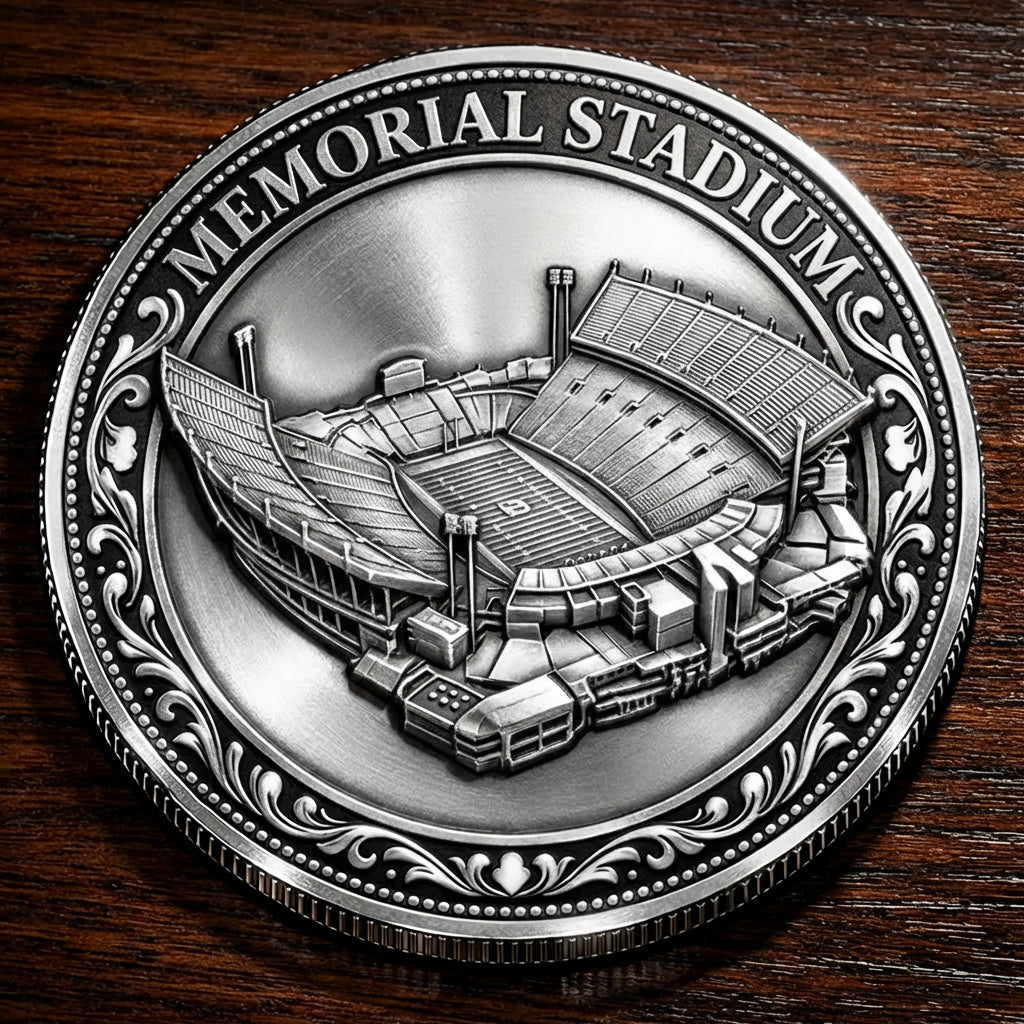 Custom Stadium Commemorative Coin Memorial Stadium - Clemson Tigers football, College Football Commemorative Coin