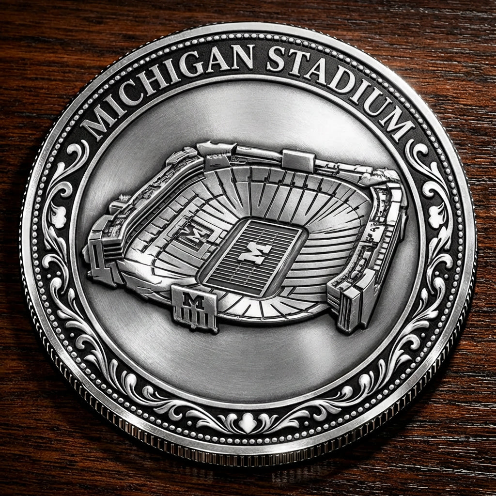 Custom Stadium Commemorative Coin Michigan Stadium - Michigan Wolverines football, College Football Commemorative Coin