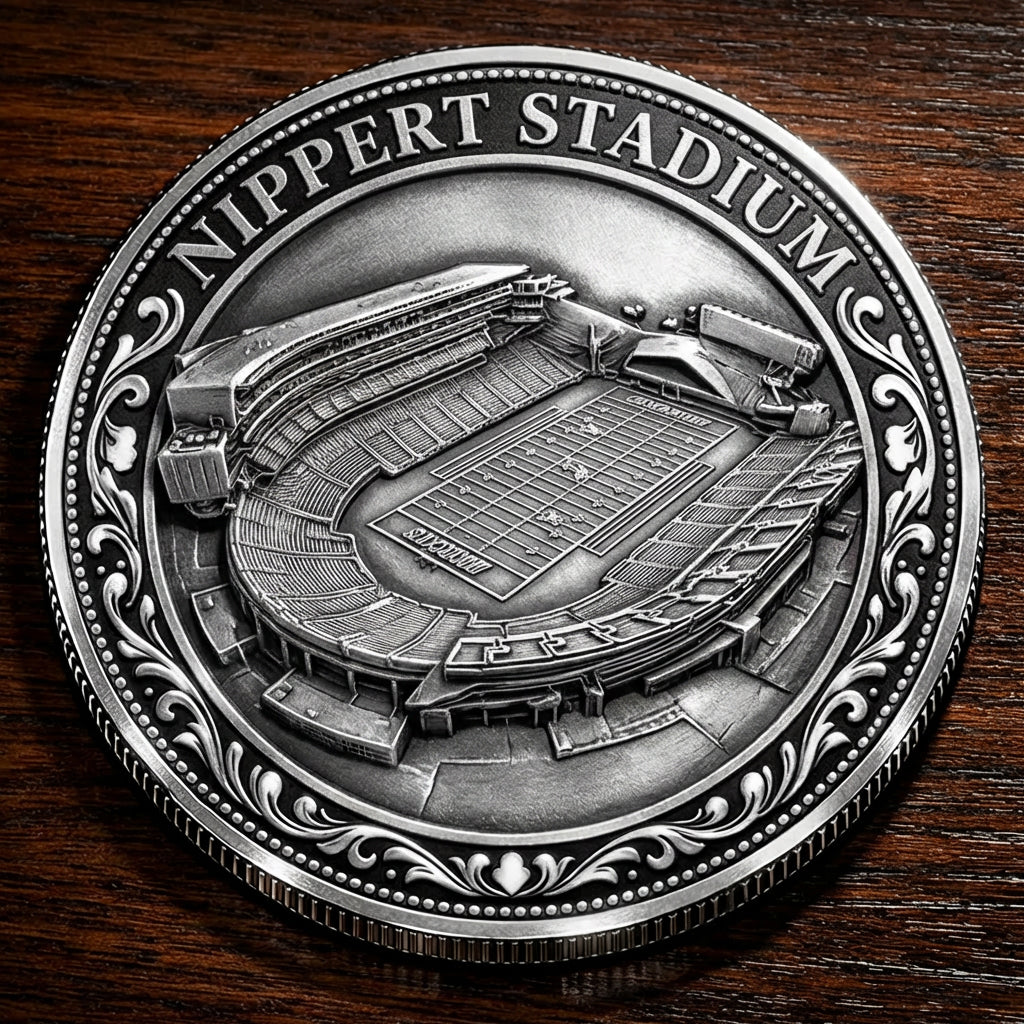 Custom Stadium Commemorative Coin Nippert Stadium - Cincinnati Bearcats football, College Football Commemorative Coin